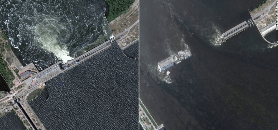 International Aid Restores Power in Kherson after Kakhovka Dam Destruction