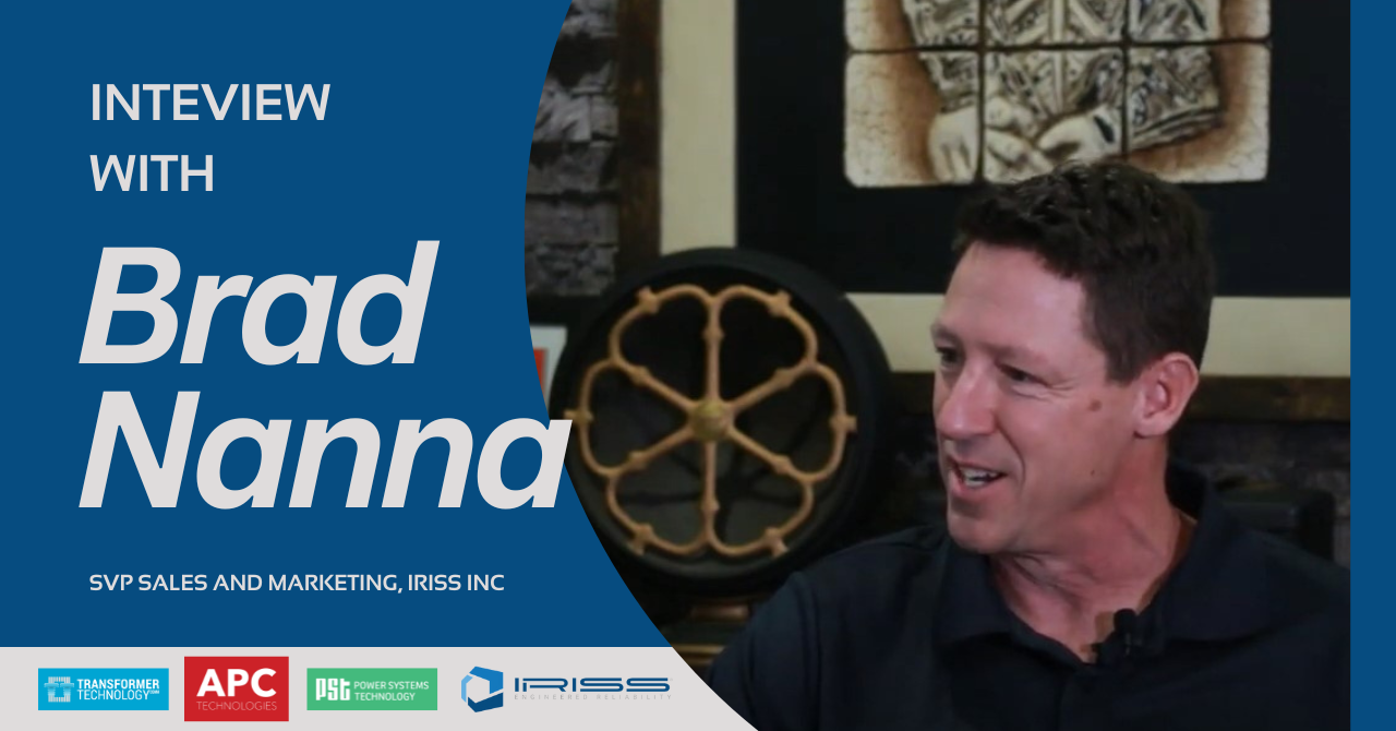 Interview with Brad Nanna, SVP Sales and Marketing, Iriss INC 2.