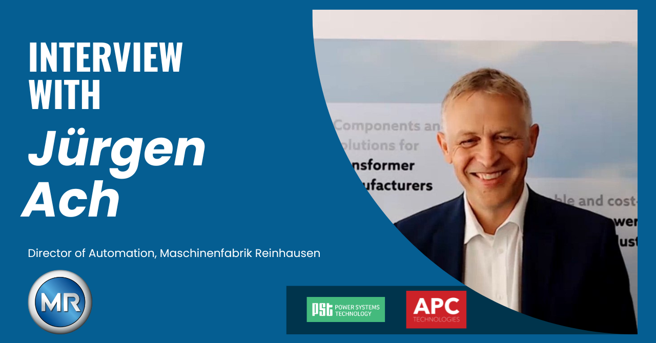 Interview with Jürgen Ach, Director of Automation, Maschinenfabrik Reinhausen