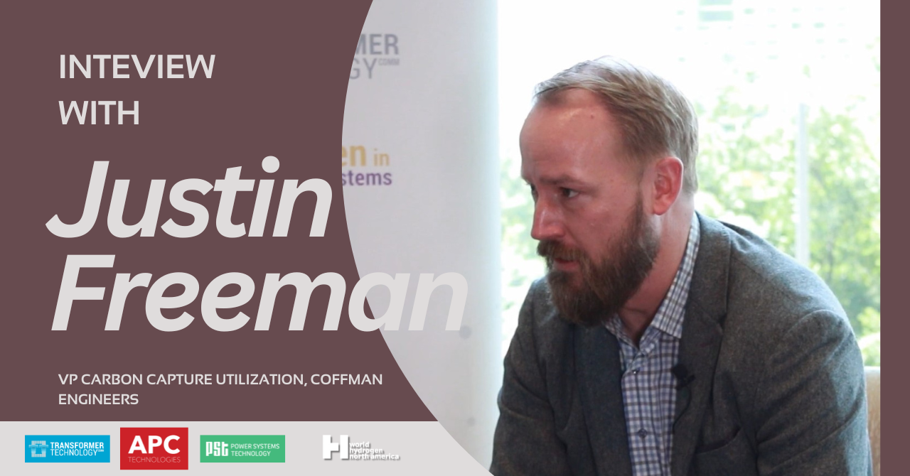 Interview with Justin Freeman, VP Carbon Capture Utilization, Coffman Engineers