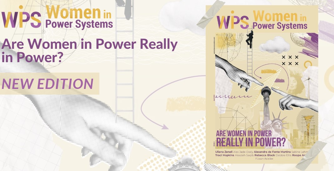 An image of the front cover of the Women in Power Systems Spring 2024 magazine.
