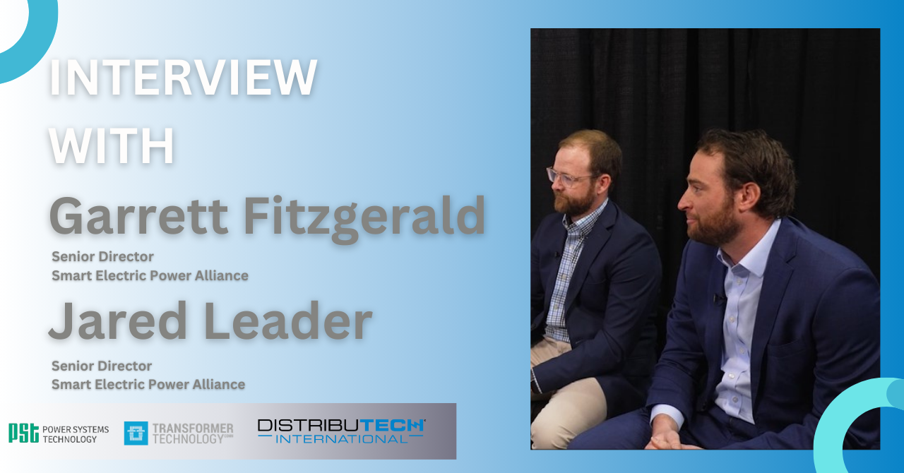 Interview with Garret Fitzgerald and Jared Leader, Smart Electric Power Alliance