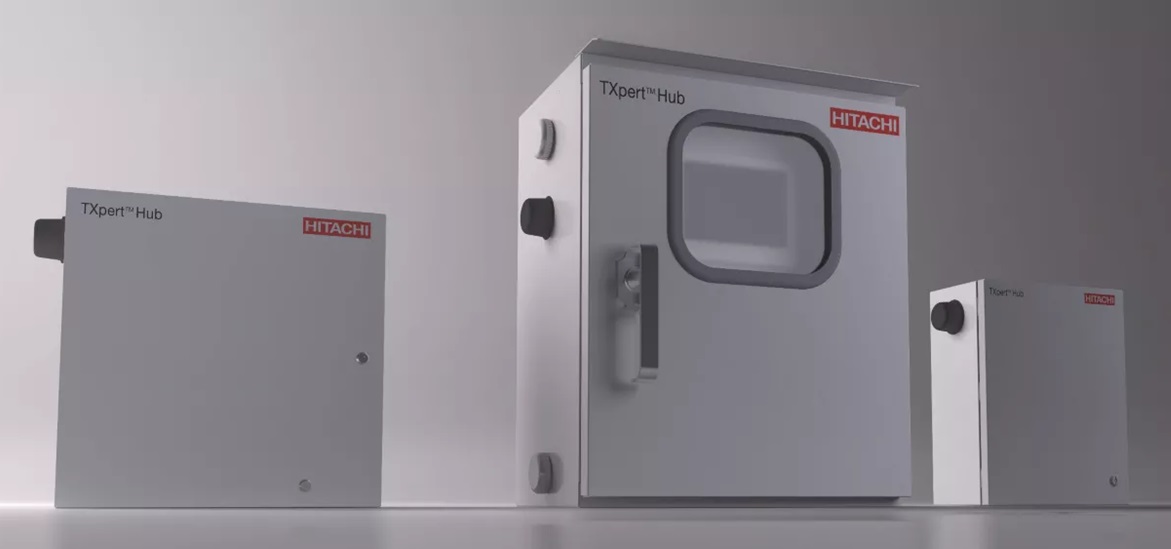 Hitachi transformers with their logo