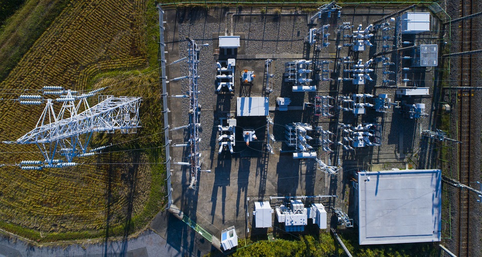 Substation aerial view 950