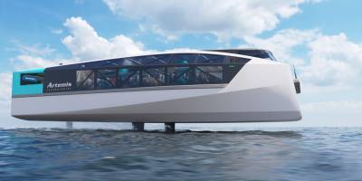World's First Electric Foiling Ferry to Use Surplus Green Energy