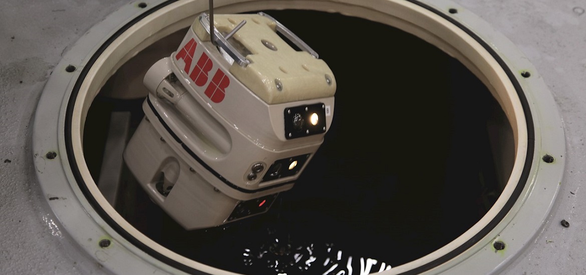 Mini submersible robot successfully inspects NYPA power transformer technology news abb