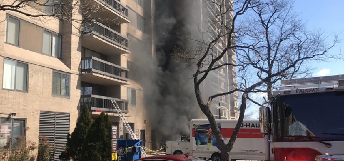 Transformer fire forces evacuation of 26-story condo in Bailey’s Crossroads 