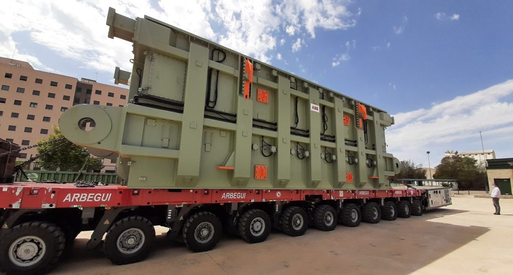 Iberdrola delivers 250-tone transformer to Romica substation Trandformer Technology