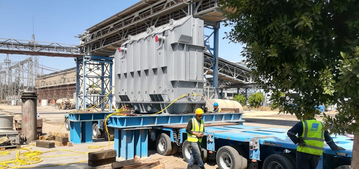 EGL successfully transports transformer for Nagaa Hammadi power project transformer technology
